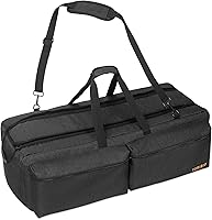 Vista 8 de TORIBIO Telescope Case Bag, Padded Storage Bag and Carrying Case for Astronomical Telescope, Telescope Travel Bag with Pockets & Buckled Straps to