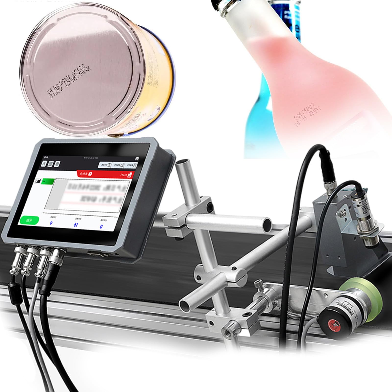 Stampanti a Getto d'inchiostro industriali,Macchina per marcatura con codifica Data/Numero di Batch Online,per Linea di Produzione