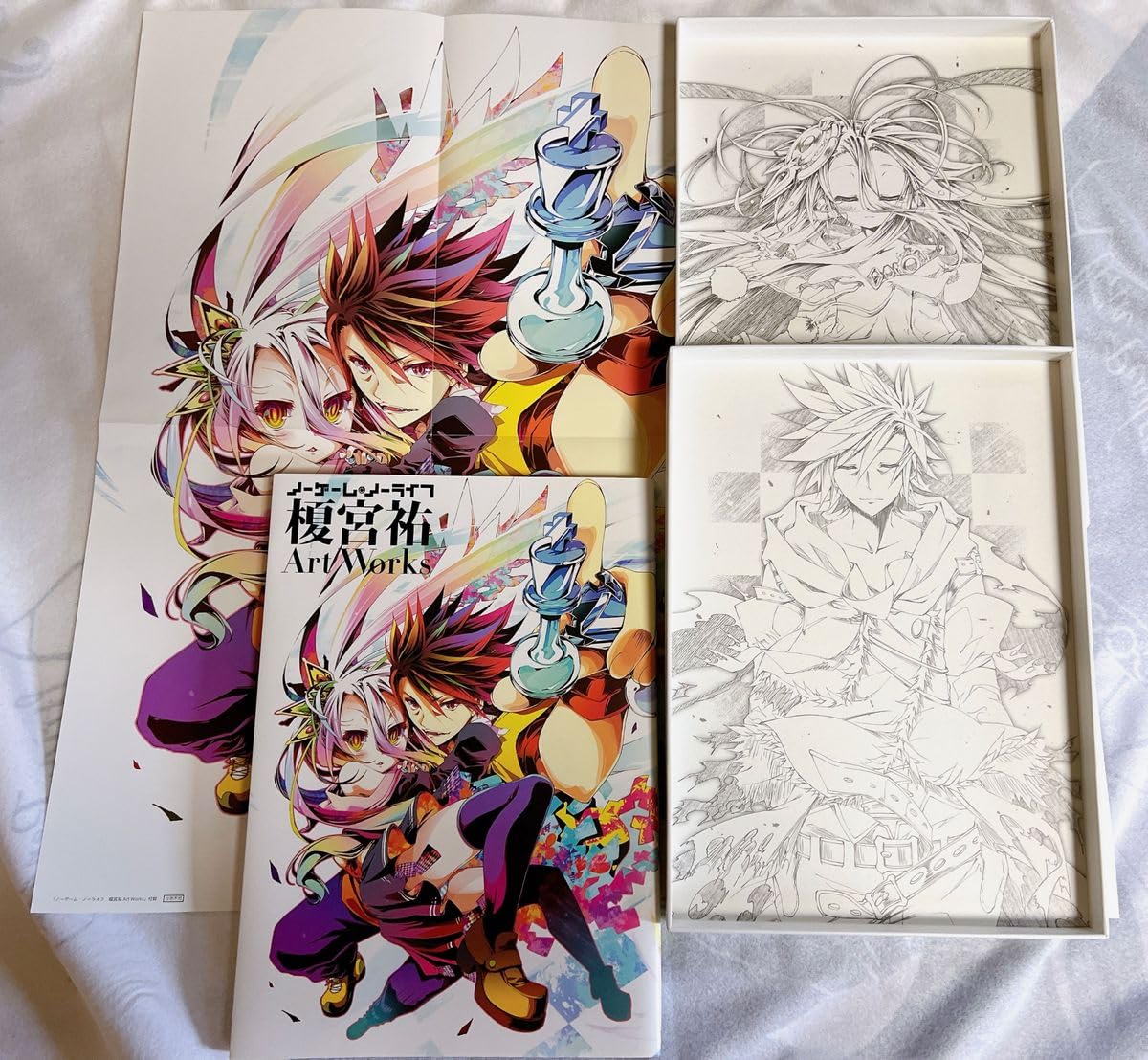 Amazon.co.jp: ノーゲームノーライフ 榎宮祐 Art Works 色紙