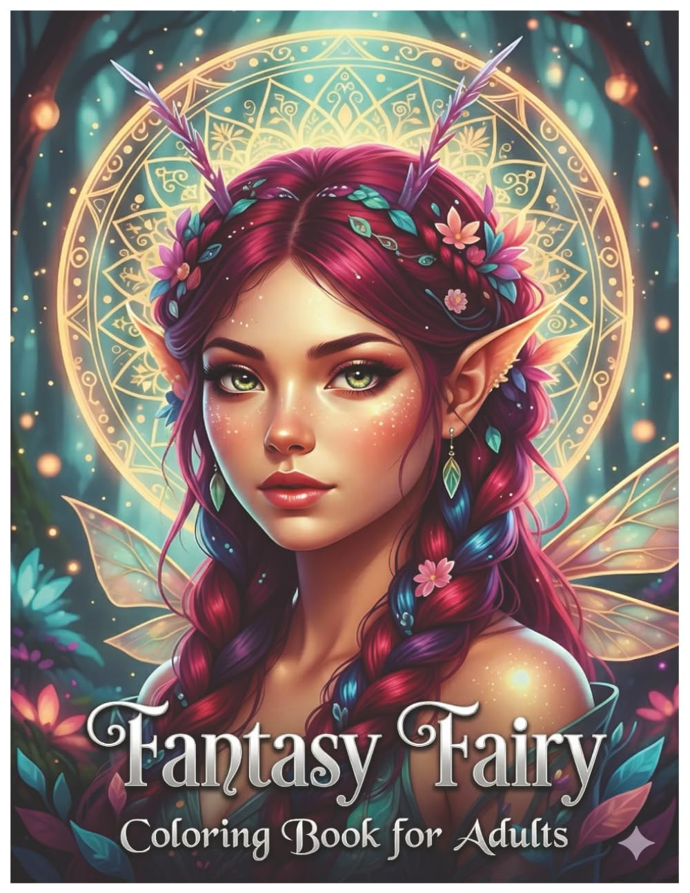 Fantasy Fairy Coloring Book for Adults – Stress Relief & Mindful Art