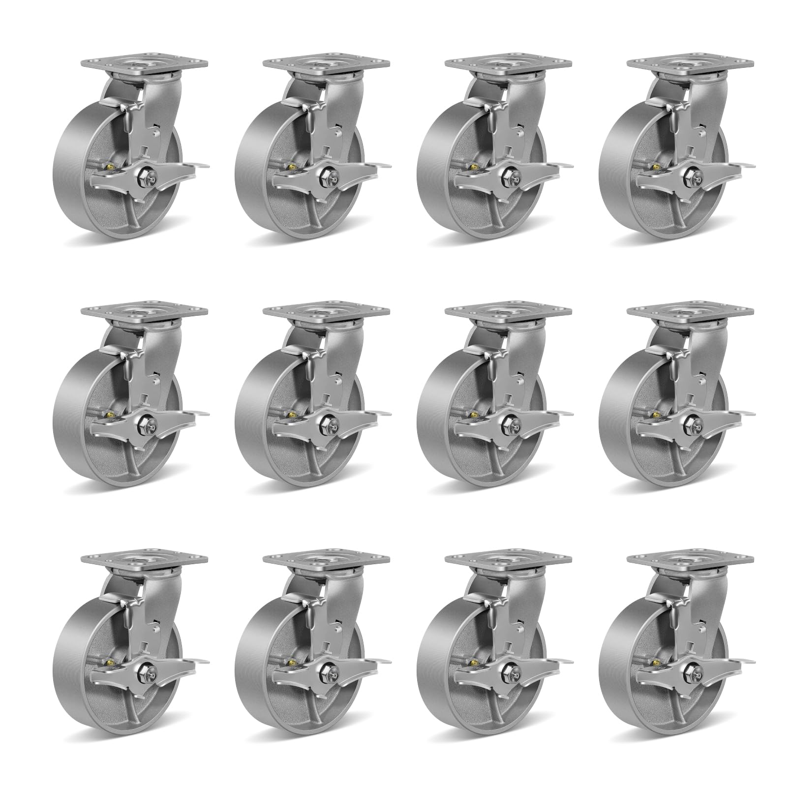 Heavy Duty Caster Wheels - 5000LB Capacity -14