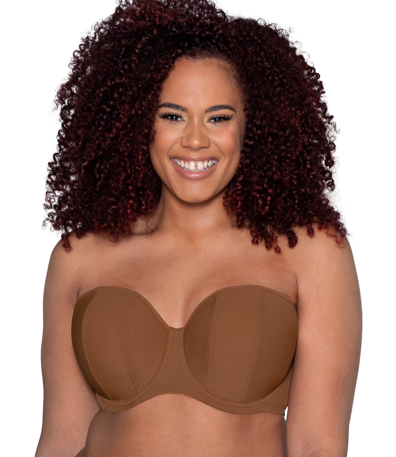 Curvy Kate Women's Caramel Strapless Multiway Bra Luxe Underwired Underwear Lingerie Cup 40F