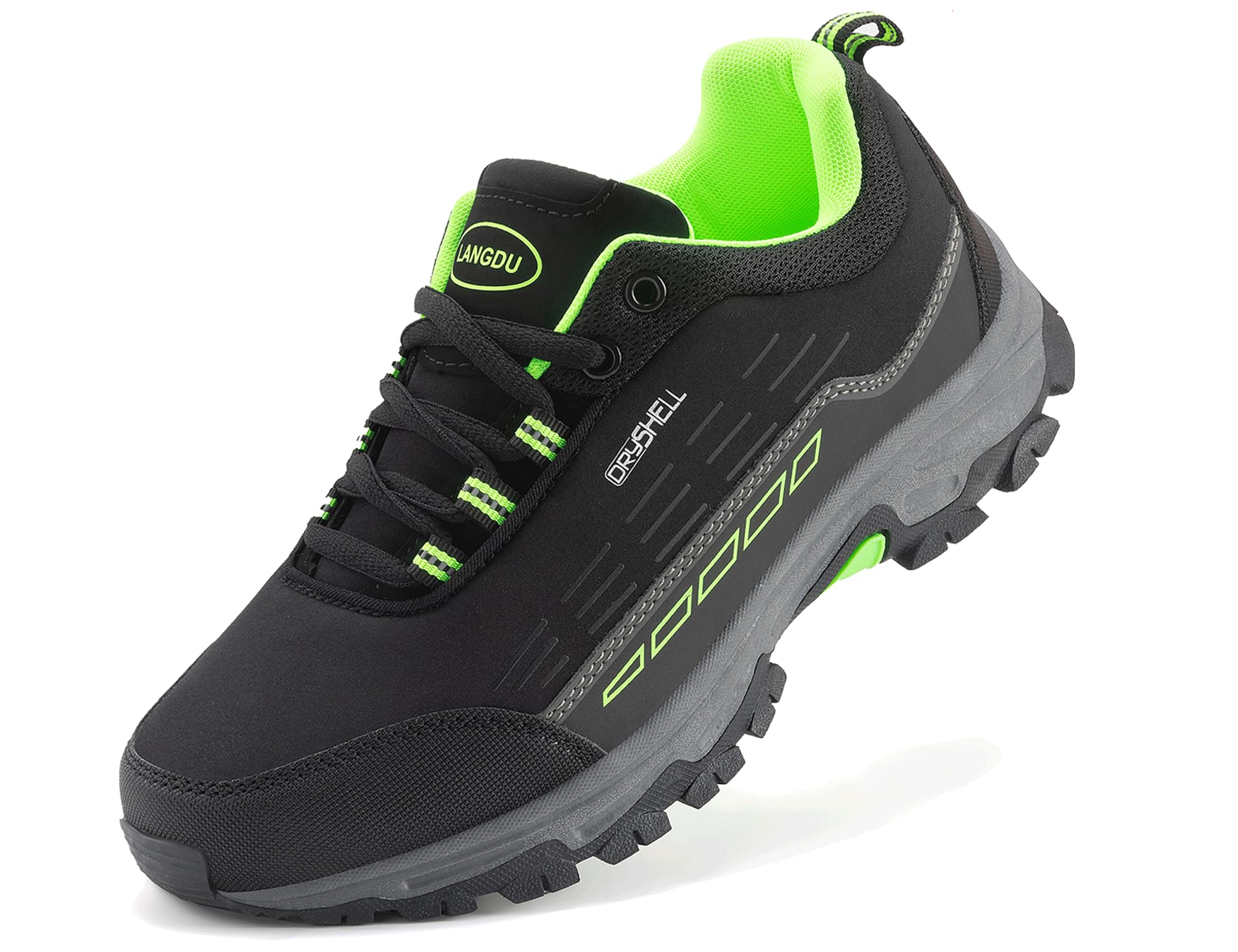 LANGDU Scarpe da Trekking Uomo Donna Escursionismo Sportive Traspiranti Passeggiate Sneaker Taglie 37-46