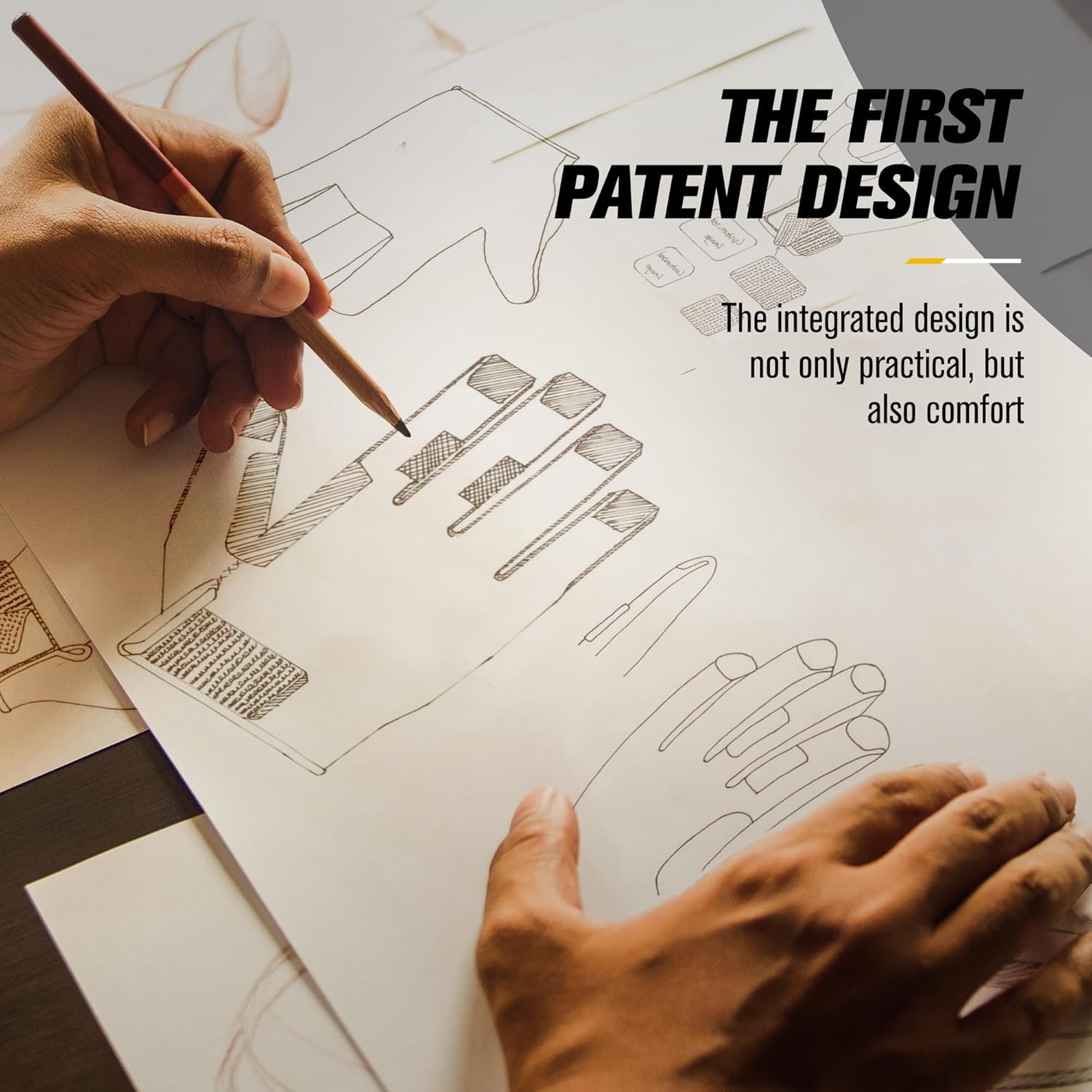 Natural Tactile Shooting Glove: Seamless Wrap-Fingers Design, 360° Touchscreen Freedom, Customizable Badge - Image 7