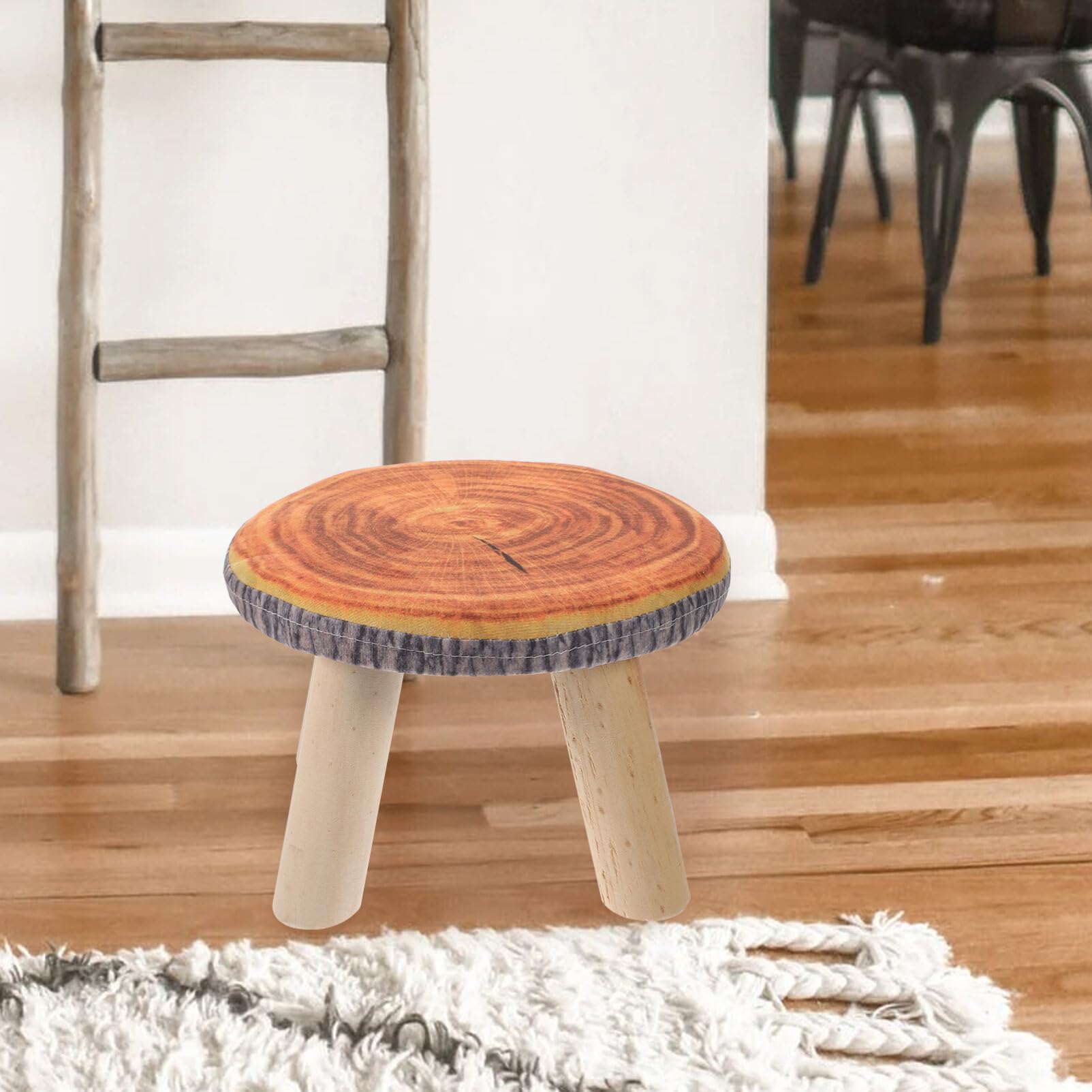 Massivholz Tritthocker Für Kinder – 23,6 Cm Kantenlänge, Mit Rutschfesten Füßen, Max. 30 Kg Belastbar