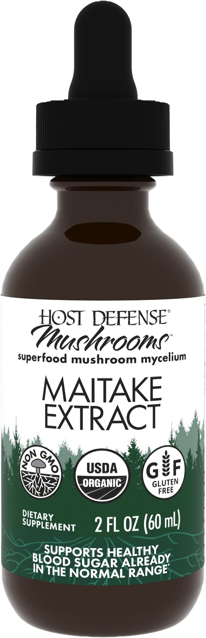 Maitake Extract - Immune & Cellular Health Support - Herbal Supplement with Maitake Mushroom & Mushroom Mycelium - Liquid Supplement - 2 fl oz (60 Servings)*