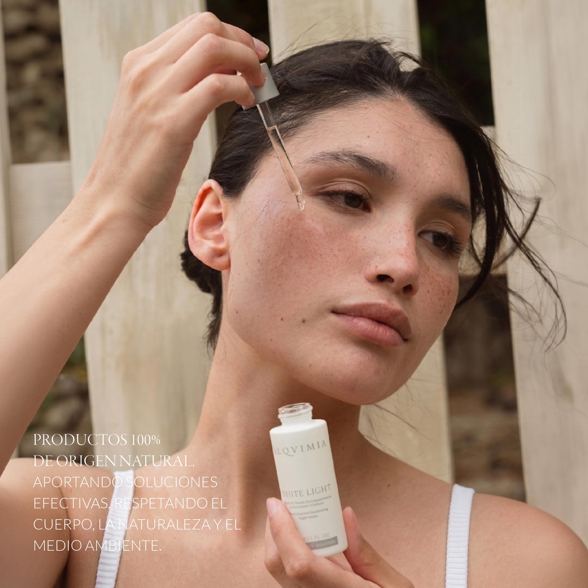 ALQVIMIA - Serum Facial de Noche Despigmentante e Iluminador Cutáneo White Light