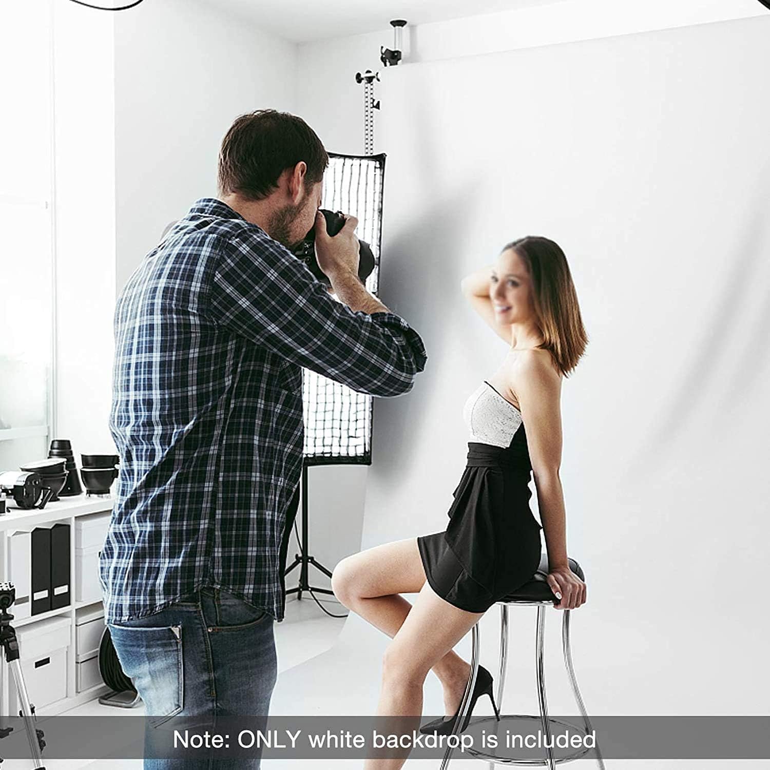 WYYFXY® 2x3m Fotohintergrund Schwarz Stoff Foto Hintergrund Fotografie Fotowand Faltbare Fotoleinwand Schwarzer Leinwand für Fotostudio, Fotoshooting, Video, Modefotografie WYYFXY® 2x3m Fotohintergrund Schwarz Stoff Foto Hintergrund Fotografie Fotowand Faltbare Fotoleinwand Schwarzer Leinwand für Fotostudio, Fotoshooting, Video, Modefotografie