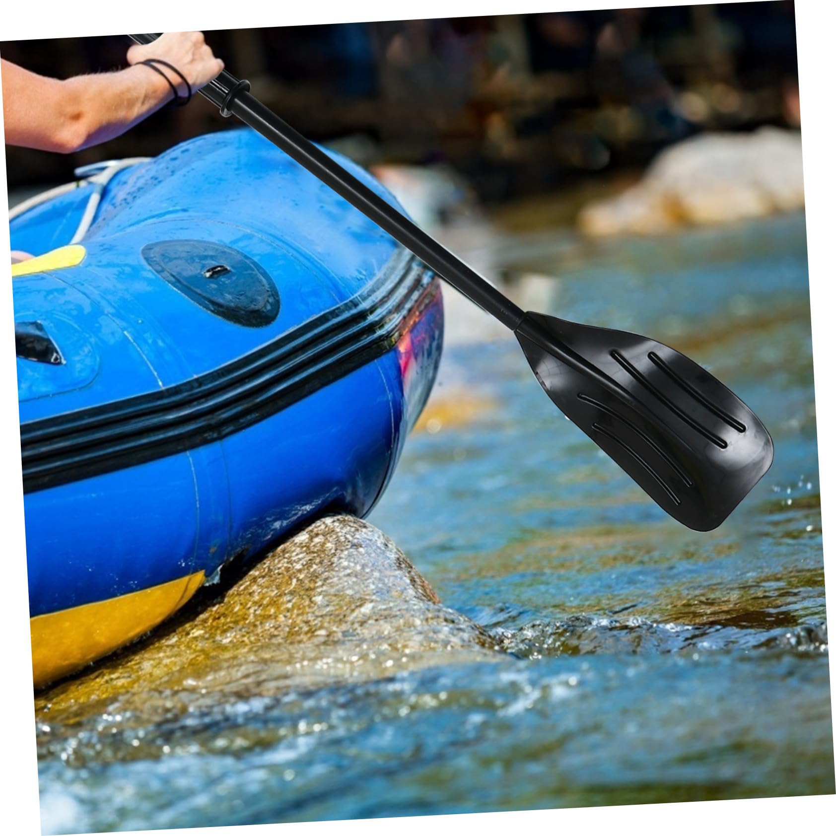 ABOOFAN Abnehmbares Kanupaddel 2 Stück aus PVC für Kajak und Boot
