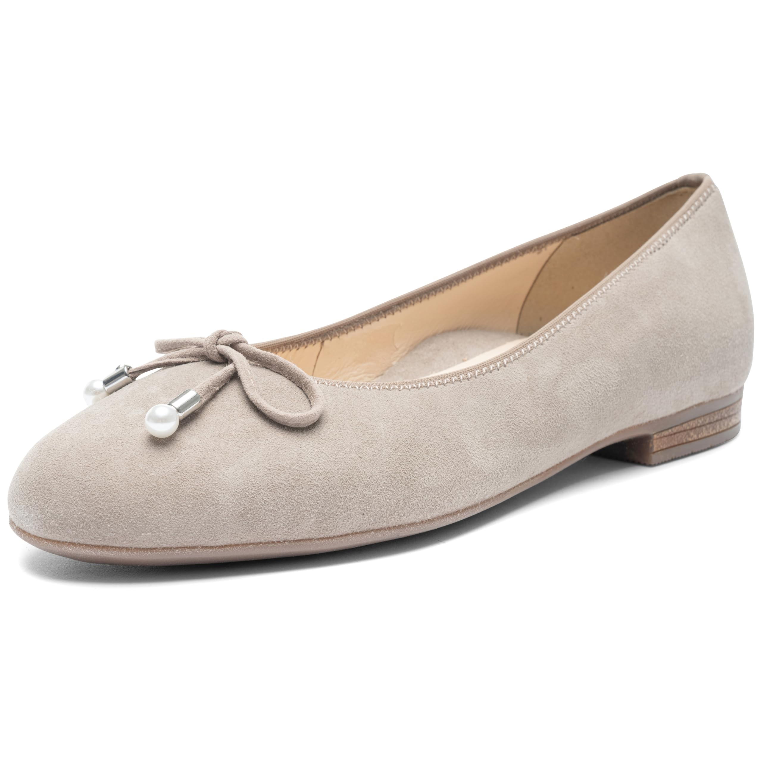 ARA Women's Sardinia Closed Toe Ballet Flats, Beige (Taupe 07), 6.5 UK