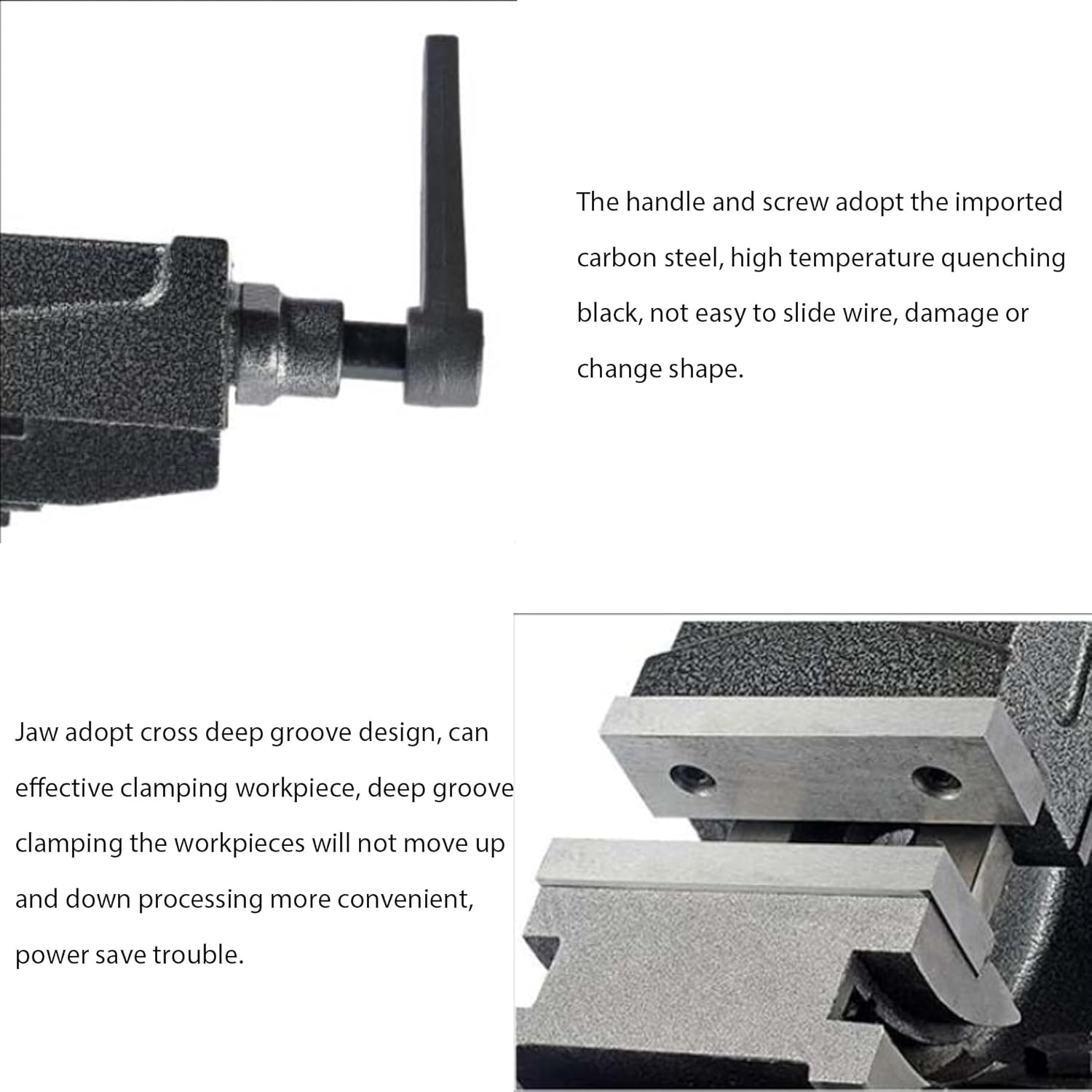 6 Inch Milling Machine Vise with Base, Bench Vise Tilting and Swiveling Milling Vise Precision Clamping milling machine vise for Mills/Grinders/NC Machines