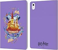 Vista 8 de Head Case Designs Harry Potter Gryffindor Deathly Hallows II - Funda de piel tipo cartera compatible con Apple iPad Air 2 (2014)