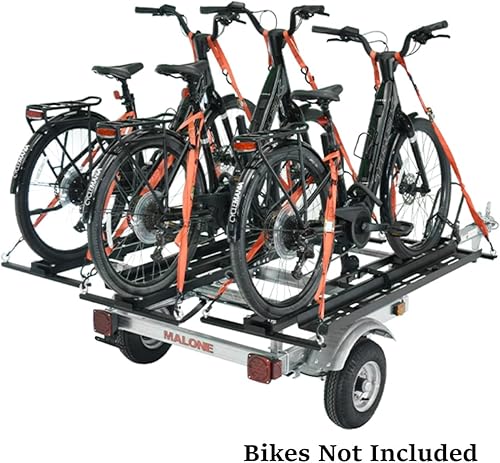 Vista 30 de Malone MPG586XV EcoLight 2 - Remolque de kayak con 2 portadores de kayak en V Capacidad de 14 pies/400 libras Totalmente sumergible