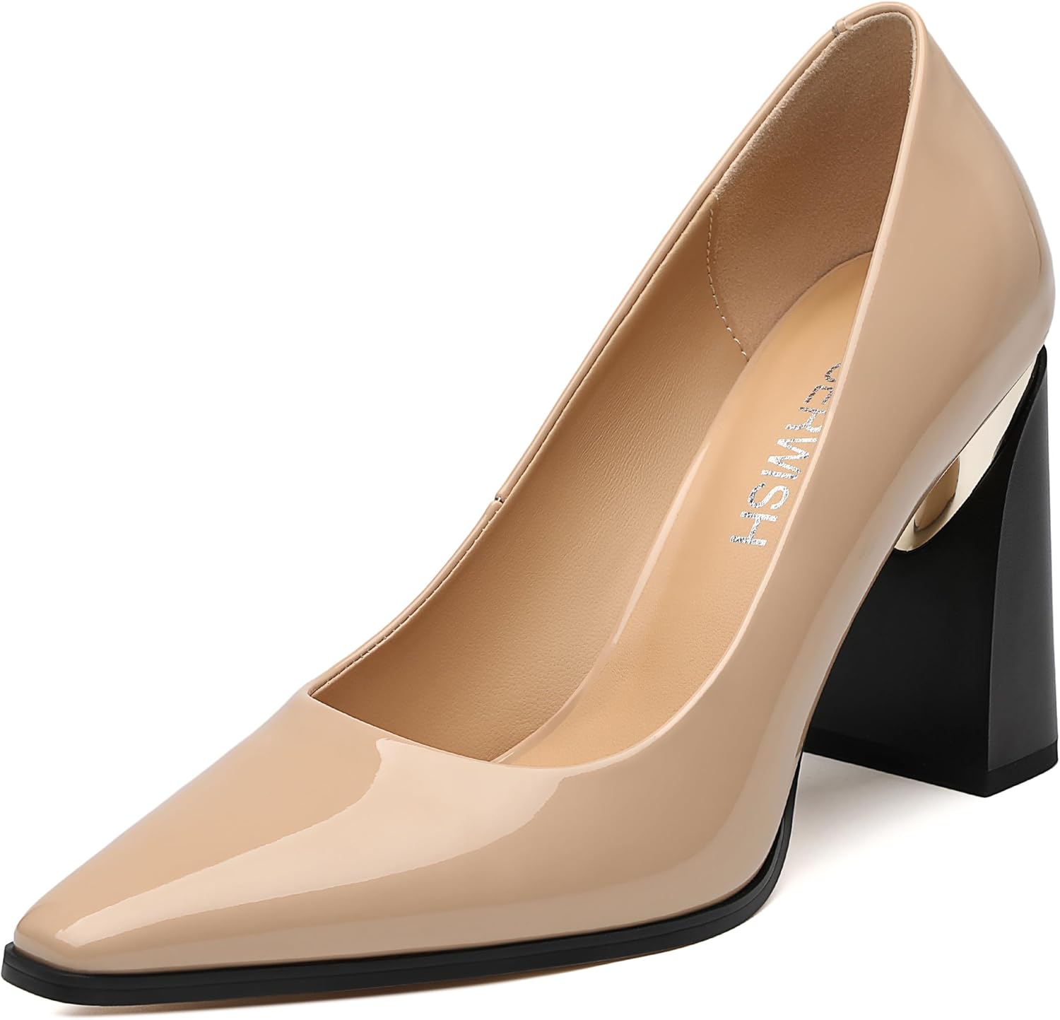 ROSERWISH Women Chunky Block Heels - Comfortable Dress Shoes