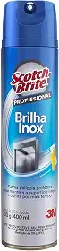 Scotch-Brite, 3M, Spray Brilha Inox, Limpeza Profissional, 400ml