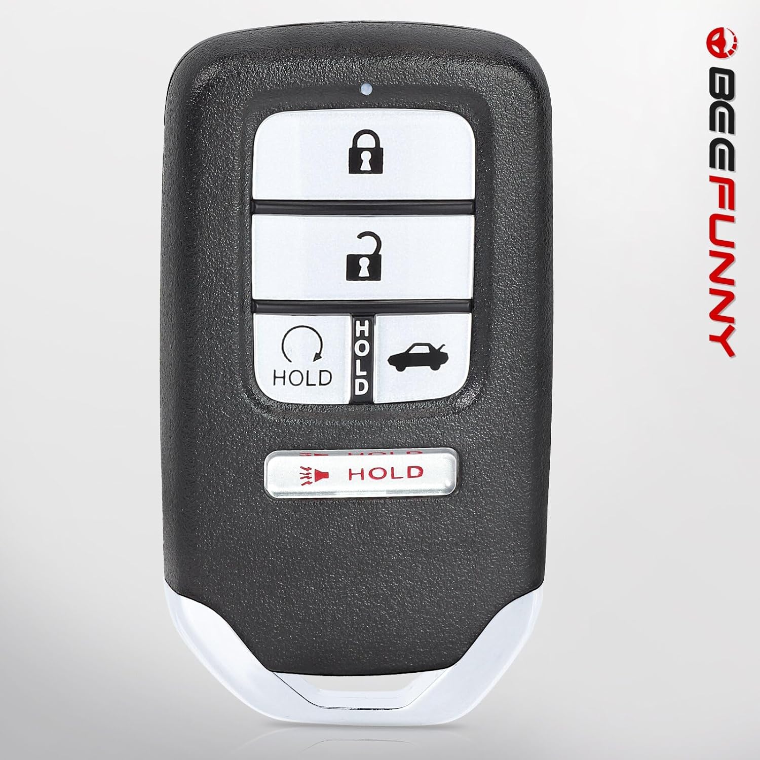 Beefunny Replacement Remote Keyless Entry Key Fob for Honda Accord 2016 2017 2018 FCC ID:ACJ932HK1310A PN: 72147-T2G-A51 5Buttons 433MHz