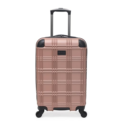 Ben Sherman Nottingham Lightweight Hardside 4-Wheel Spinner Travel Luggage, Charcoal, 3-Piece Set (20"/24"/28")