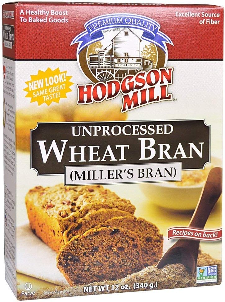 Hodgson Mill, Wheat Bran Unprocessed, 12 Ounce