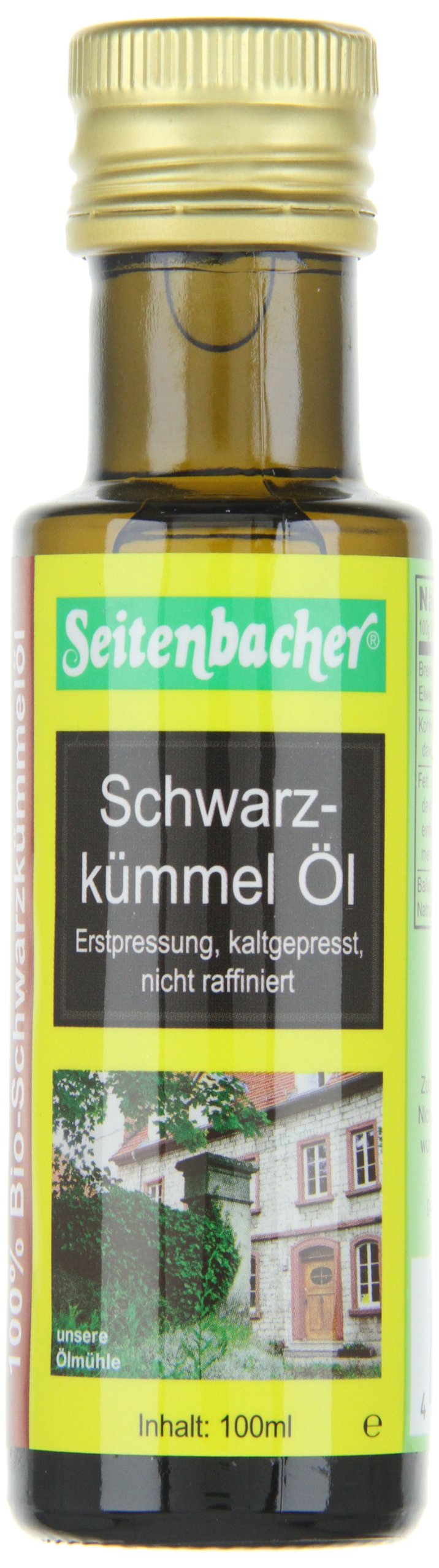 Seitenbacher Bio olejek z czarnuszki I pierwsze tłoczenie I tłoczony na zimno I natywny I (1 x 100 ml)