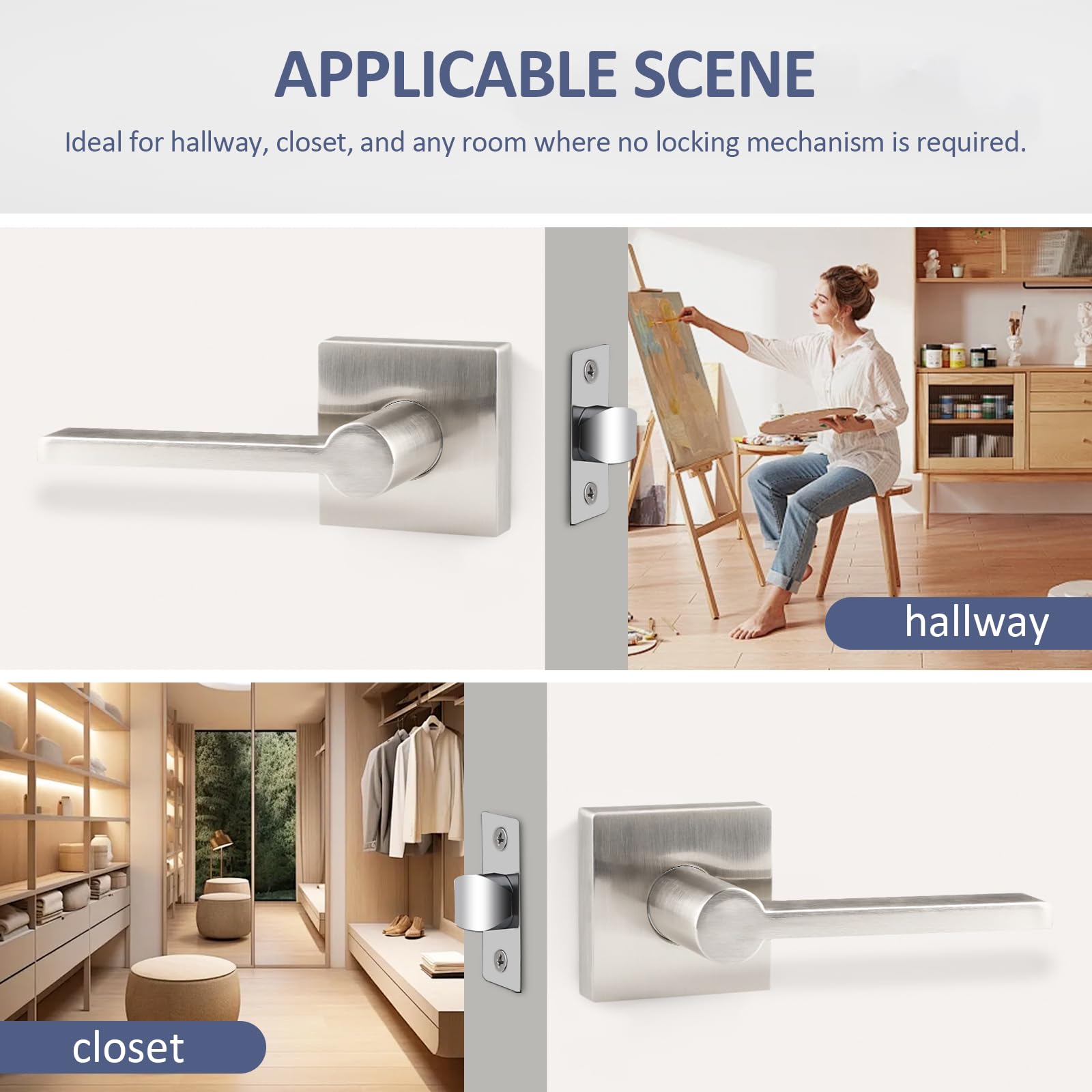 Door Handle Part Schlage F170 FLA 619 LH Left Handed Flair Door