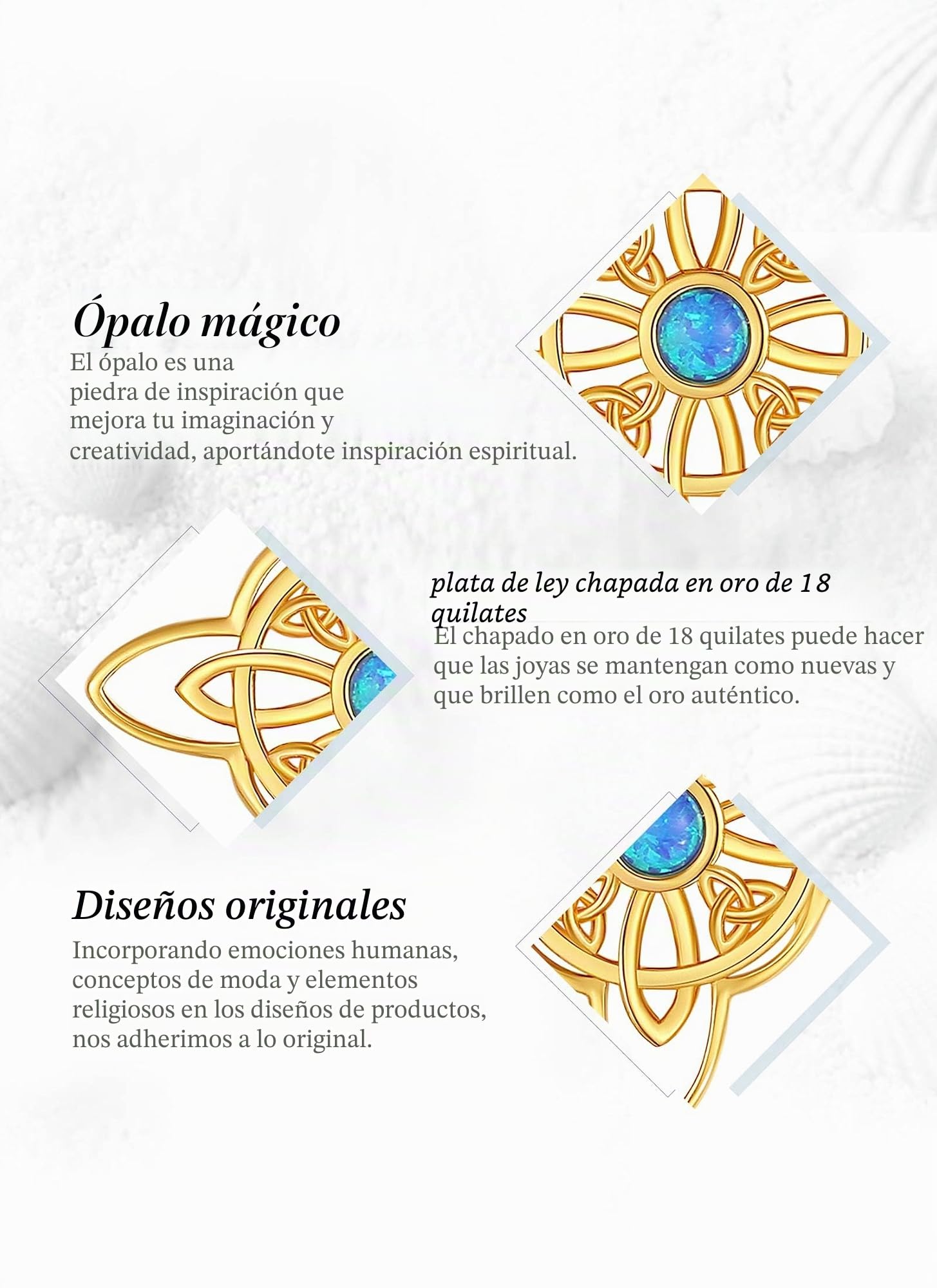 CELESTIA Nudo de Brujas, Collar Proteccion Colgante Nudo de Bruja Amuleto Plata de ley 925 Joyeria Brujeria Buena Suerte Regalo para Mujer