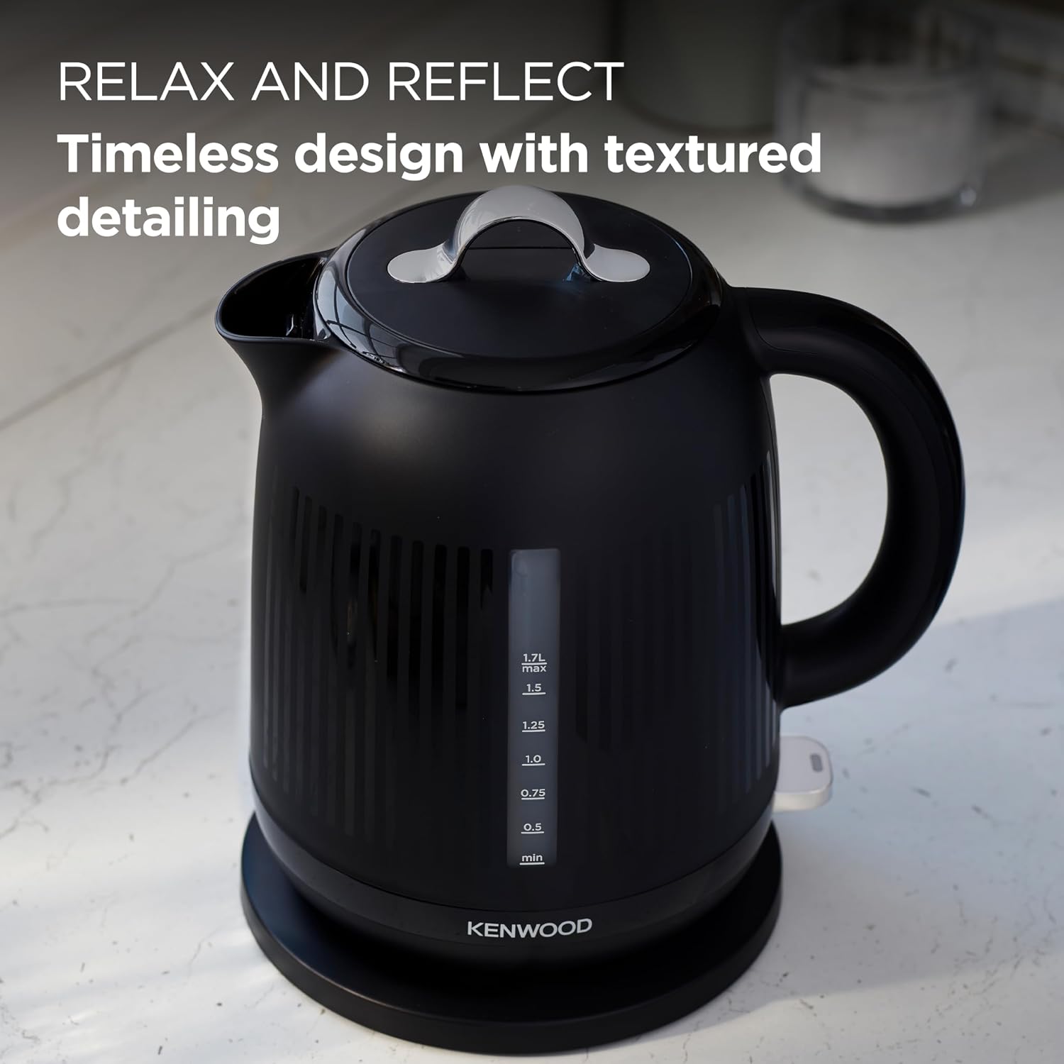 Dawn Electric Kettle, 360° Swivel Base 1.7 litres (ZJP09.000BK) thumbnail 3