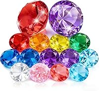 Vista 9 de MARFOREVER 18 piezas de juguetes grandes de piscina de gemas de buceo – 16 gemas de buceo coloridas sumergidas bajo el agua, juguetes de piscina