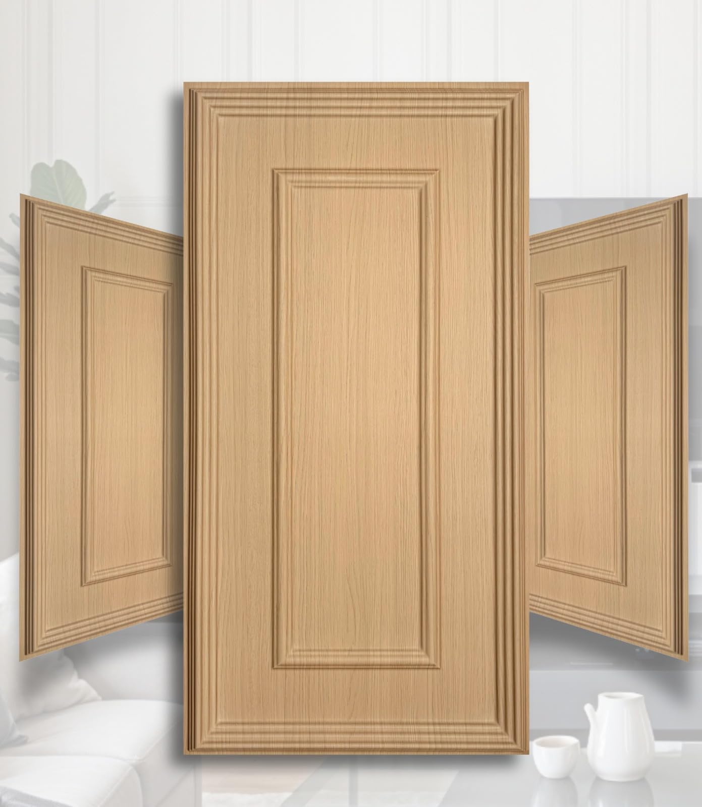 Paneles de pared 3D de plástico PVC 100x50 cm – Diseño italiano – Aspecto clásico de moldura, resistente al agua, revestimiento de pared con marco moderno para sala de estar, dormitorio y pasillo