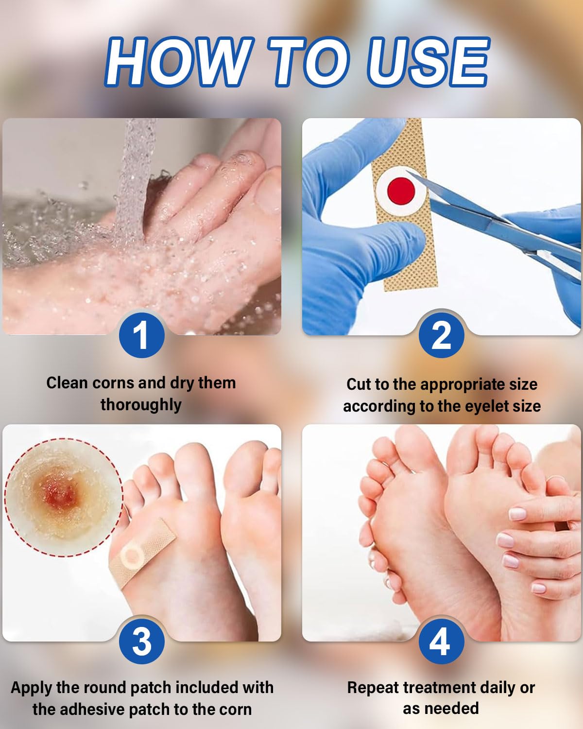 30 Almohadillas Quita Verrugas Protectores Con Cuscinetes Suaves,quitar verrugas Para Alivio Del Dolor De Verrugas Y Callos En Pies Para Comodidad Y Protección Diaria