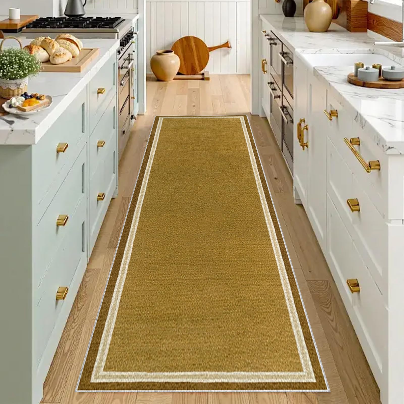 Alfombras de Pasillo Antideslizante Alfombras Pasillo Largas Alfombra Estrecha de Pasillo Alfombra Cocina Alfombra Corredor para Entrada Hall Cocina Lavanderia Sala de Estar Dormitorio 40 x 250 cm