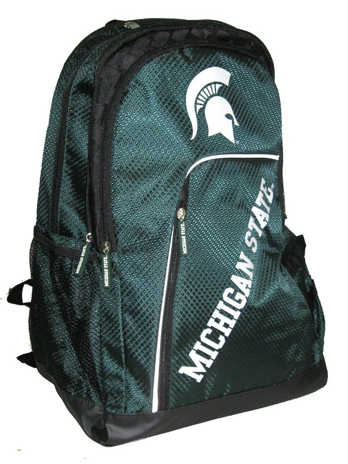 FOCO Forever Collectibles NCAA Elite Backpack, Michigan State Spartans
