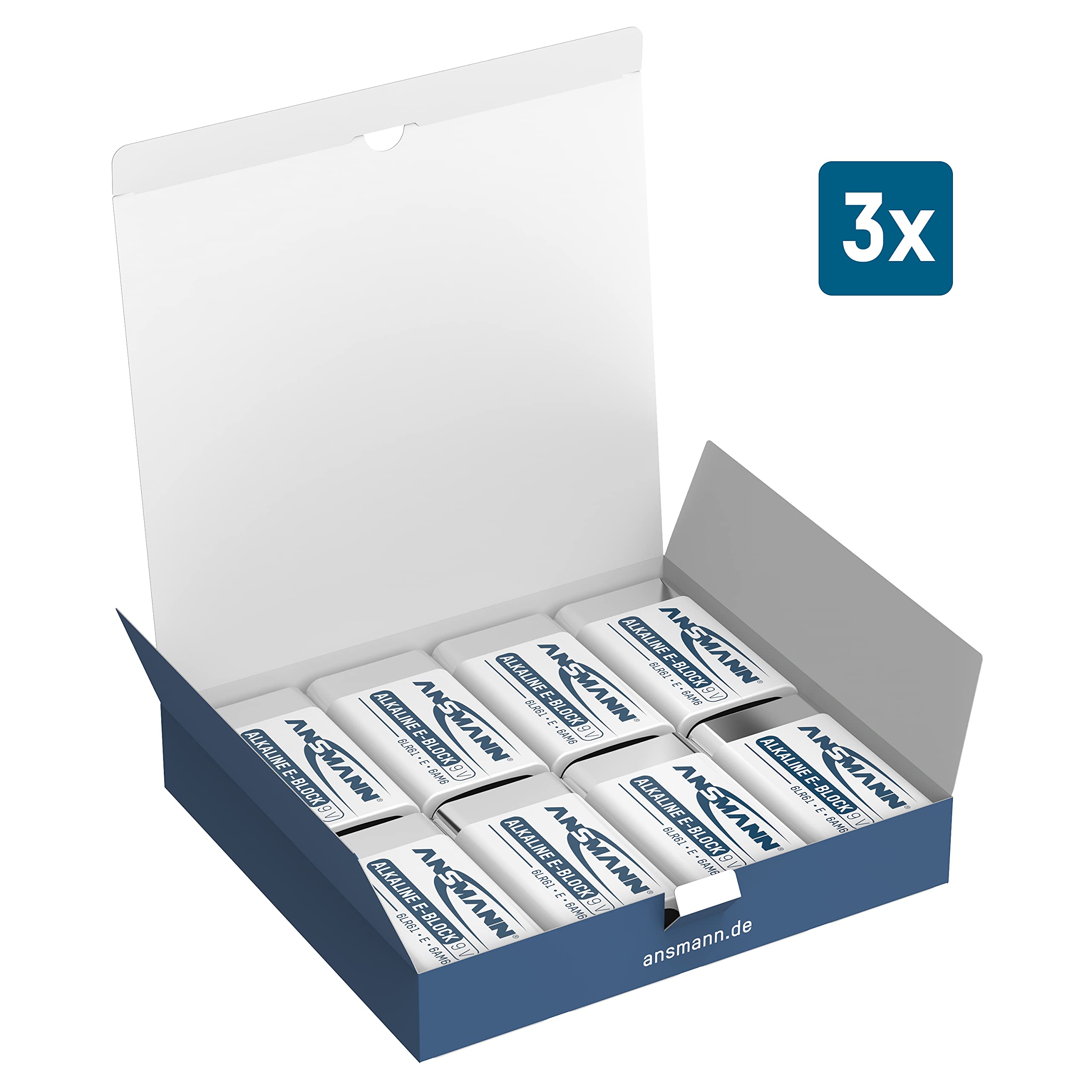 Lot De 5 Piles Alcalines 9V PKCELL - Pour Détecteur De Fumée, Jouets, Multimètres (6LR61) - 2