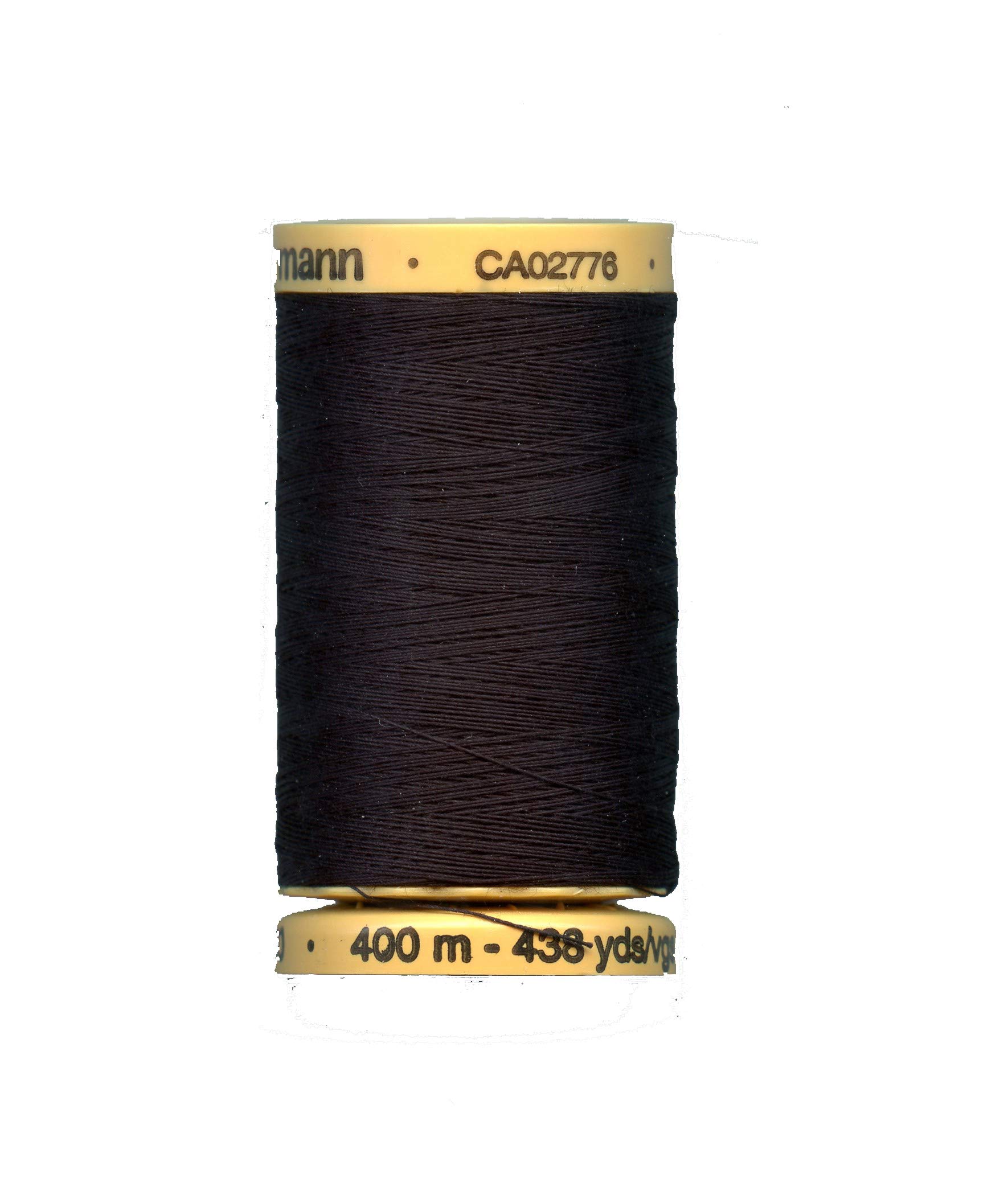 GUTERMANN/GUTERMAN 100% Cotton Thread 400 Metres – NE 50 Black