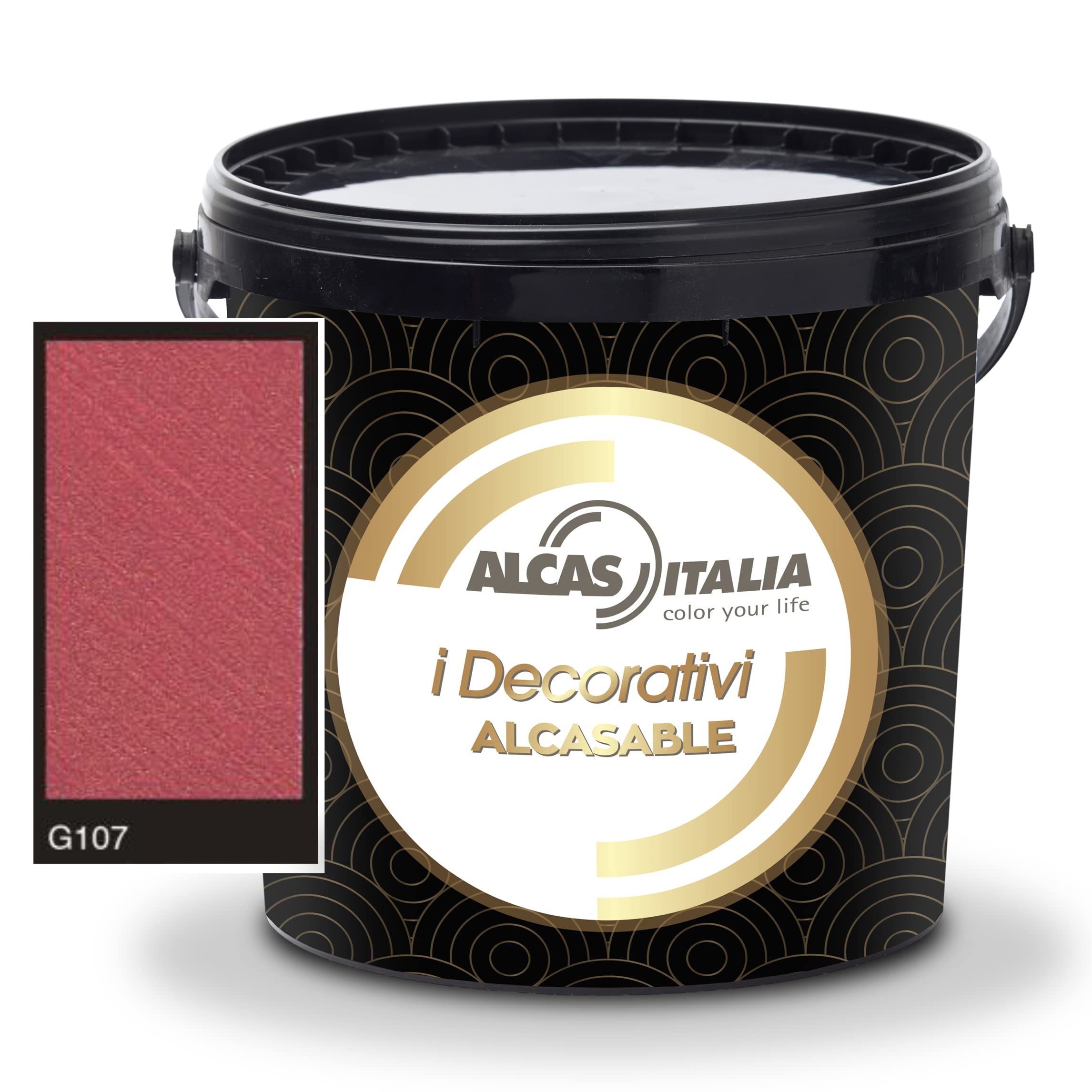 Pittura decorativa per interni effetto sabbiato perlato 2,5 Litri (G107)