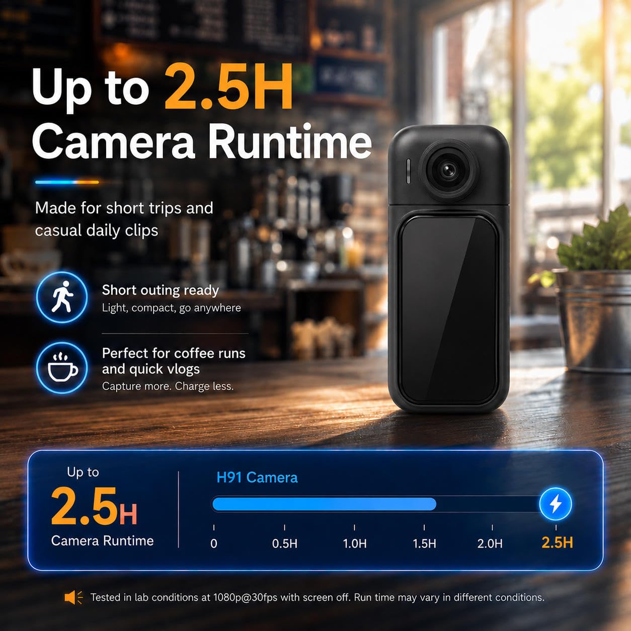 Kamera sportowa 1080P 32G z kartą pamięci 32 GB, kamera sportowa 1080P z klipsem i wisiorkiem, czujnik CCD, samowyzwalacz