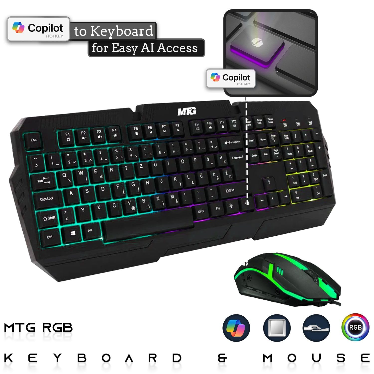 Amazon.com: TechMagnet RGB Desktop Computer PC - Core i5