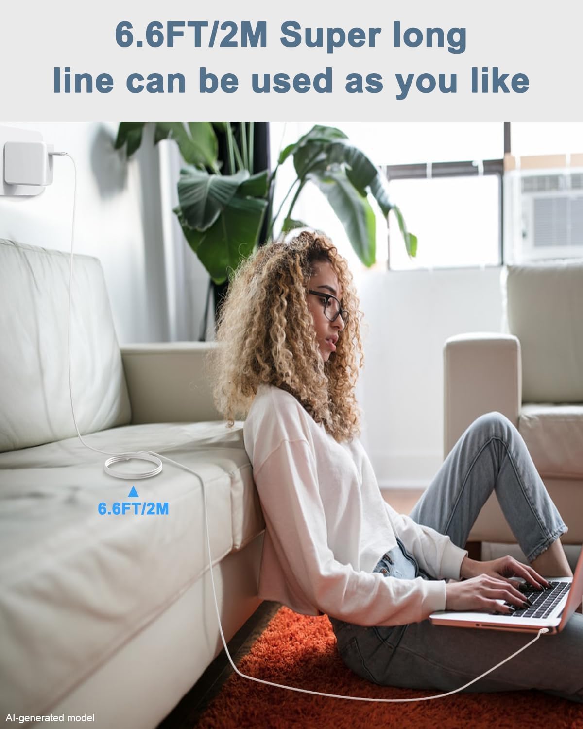 Mac Book Pro Charger - 100W USB C Charger Fast Compatible with MacBook pro/Air iPad Pro 12.9, 11 inch 2025-2018 M5 M4 M3 M2 M1 and All USB-C Laptops and Phones