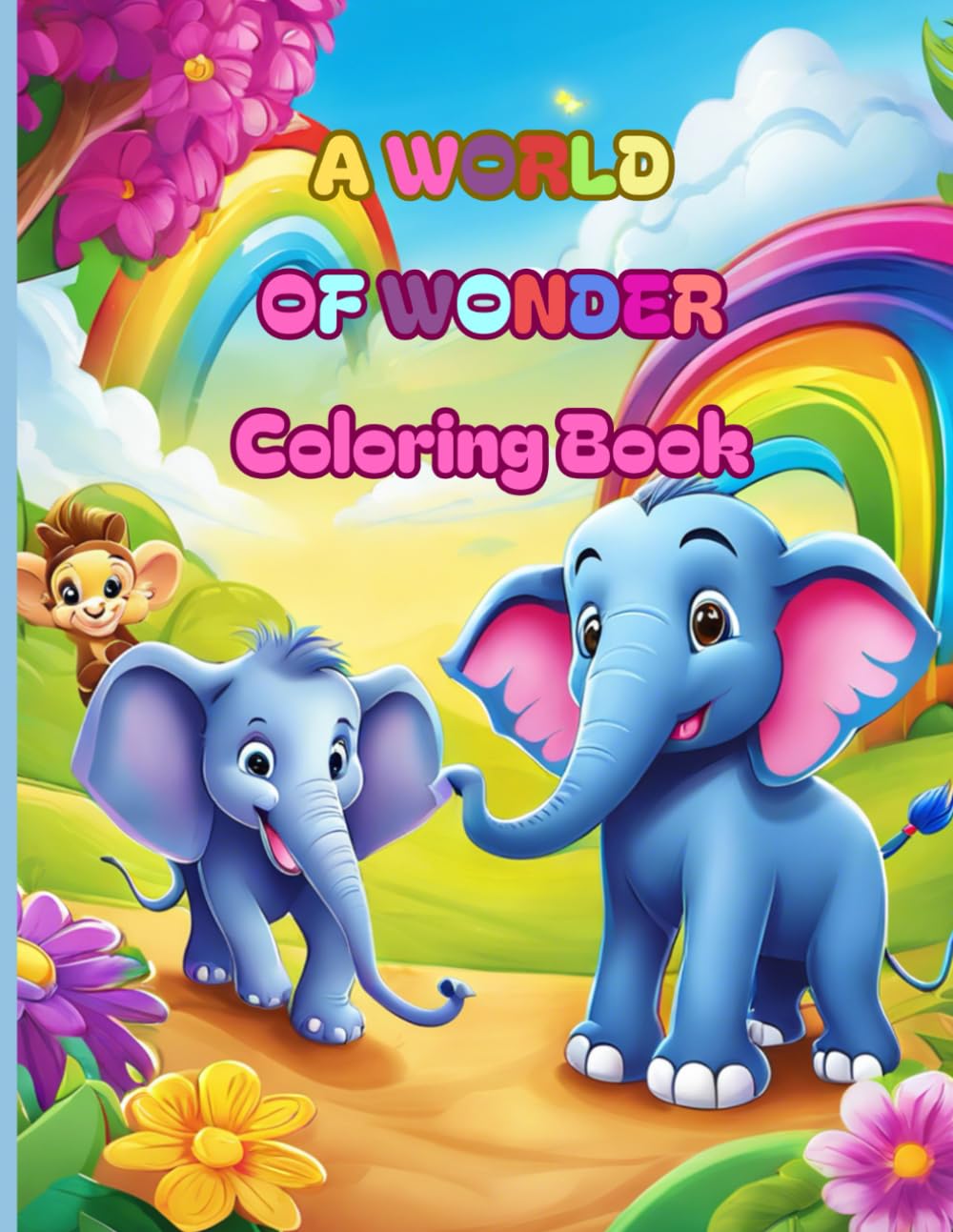 A World of Wonder coloring book: Fun illustrations for young artists