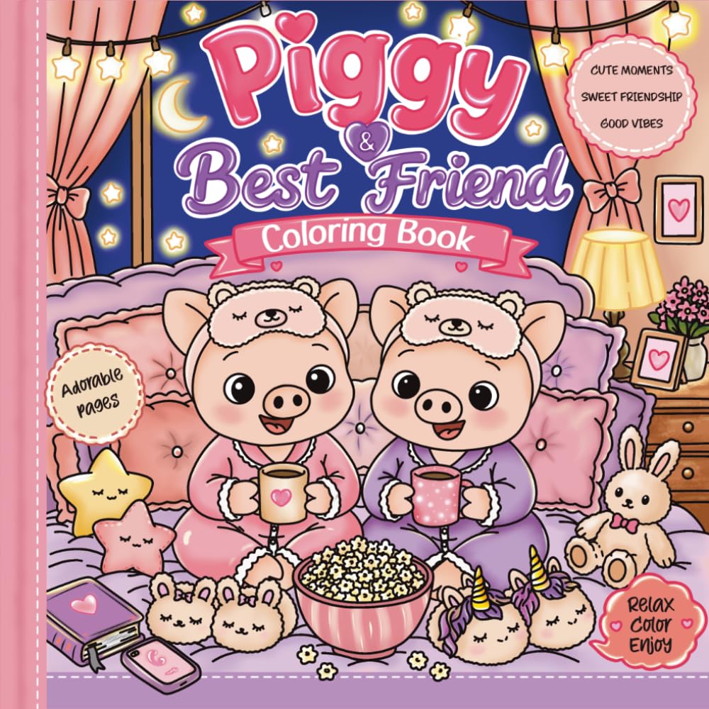 Piggy & Best Friend / Coloring book