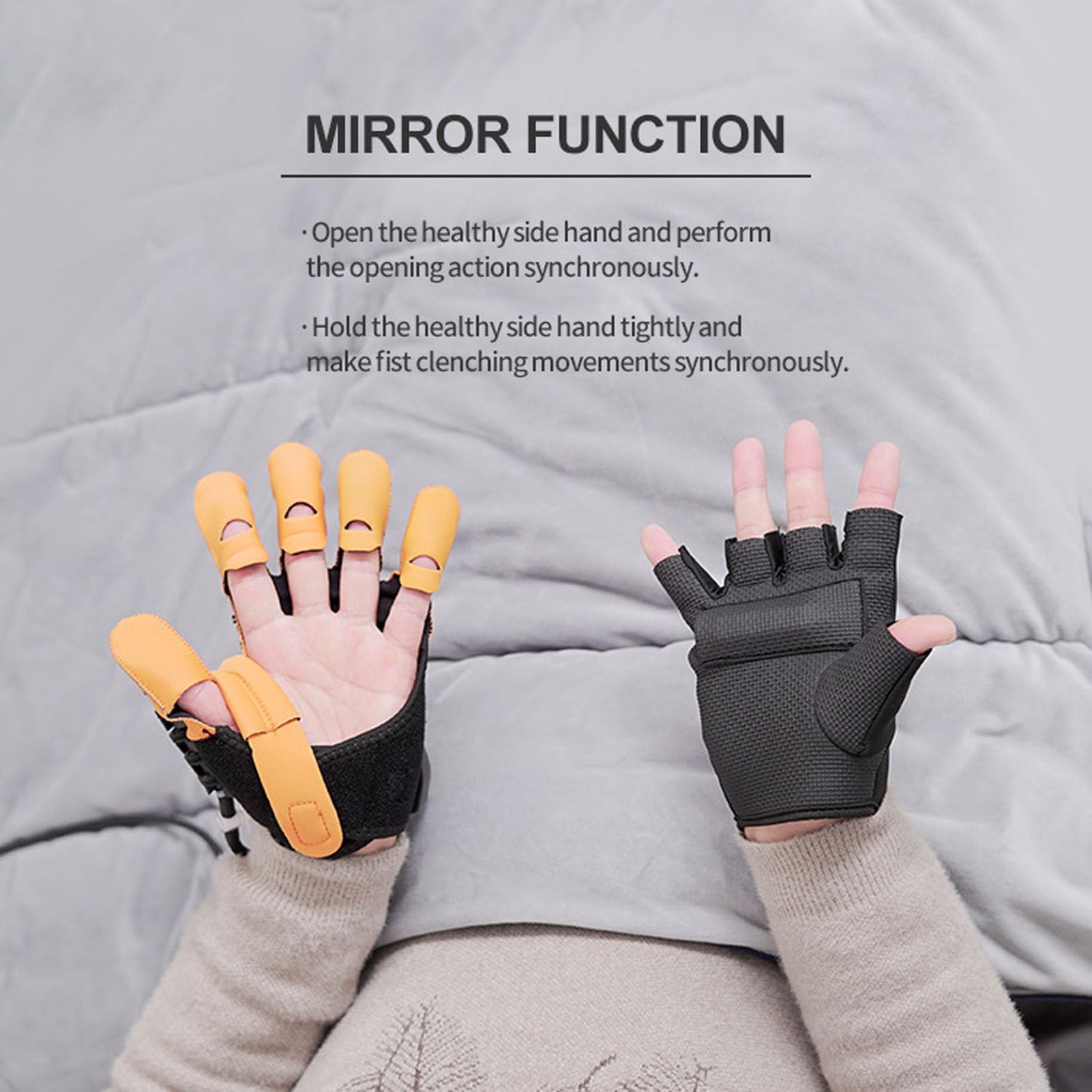 Guantes de robot de rehabilitación para rehabilitación de dedos, ortesis para pacientes con hemiplejia y artritis