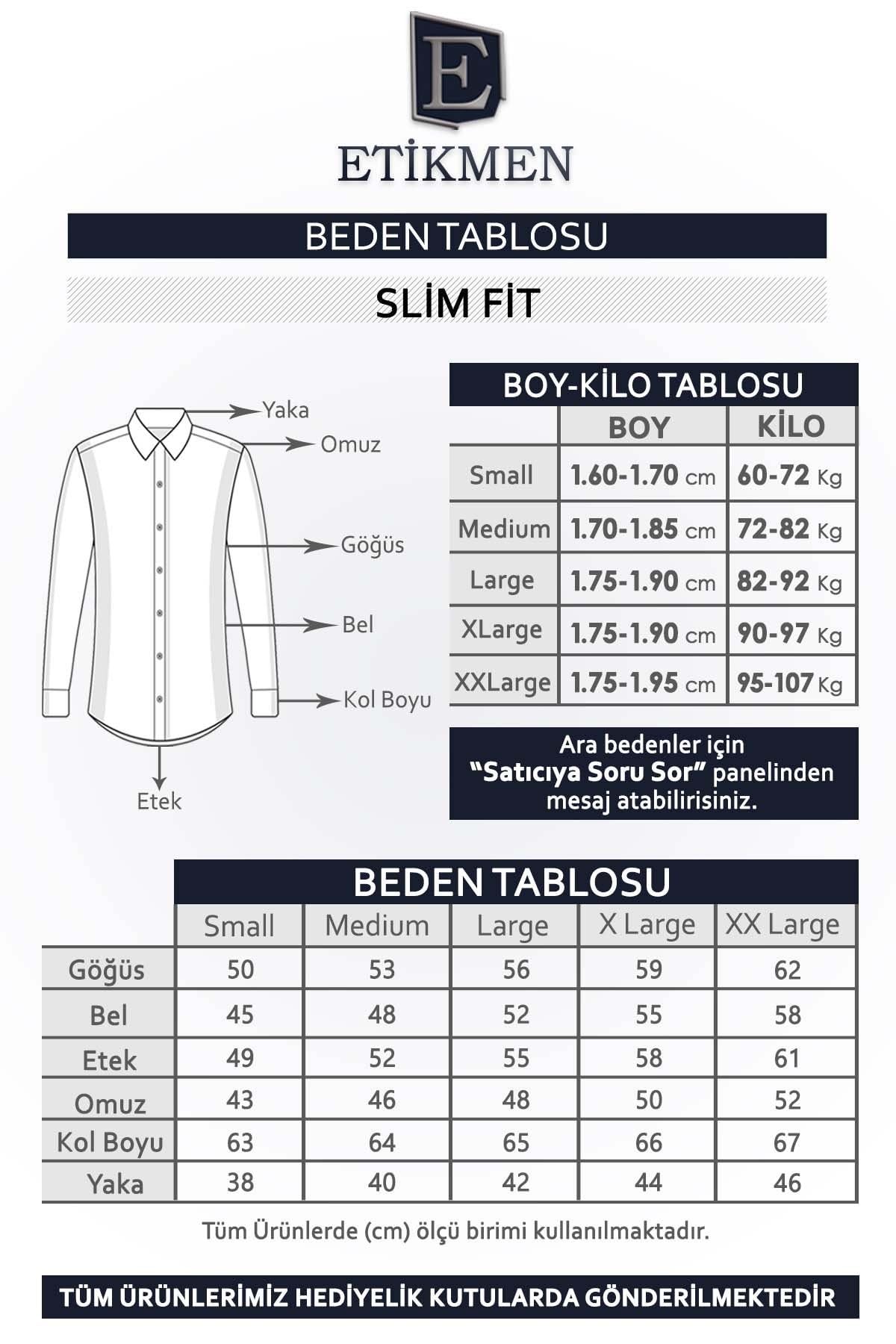 Etikmen Koyu Bordo Baklava Desen Slimfit Hediye Kutulu Erkek Gömlek XXL