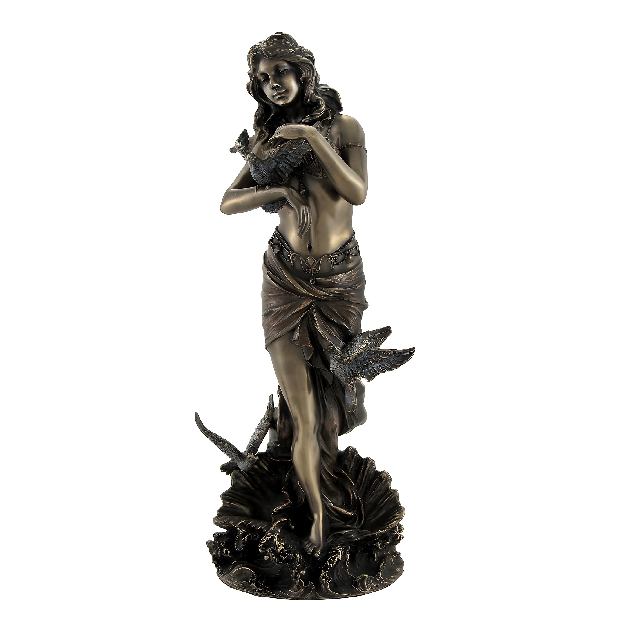 Amazon.com: Veronese Design Bronzed Aphrodite with Doves on