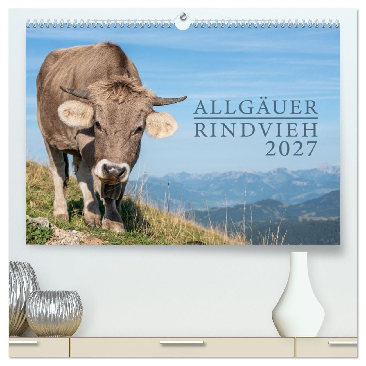 Allgäuer Rindvieh 2027 (hochwertiger Wandkalender 2027 DIN A2 quer), Kunstdruck in Hochglanz: Ein Kalender für alle Allgäu- und Kuhliebhaber. (CALVENDO Tiere)