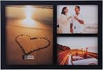 4x6 5-Opening Collage Picture Frame Black Wood Photo Frames for 4x6 Inch Pictures Display Made for Tabletop Stand and Wall Mounting