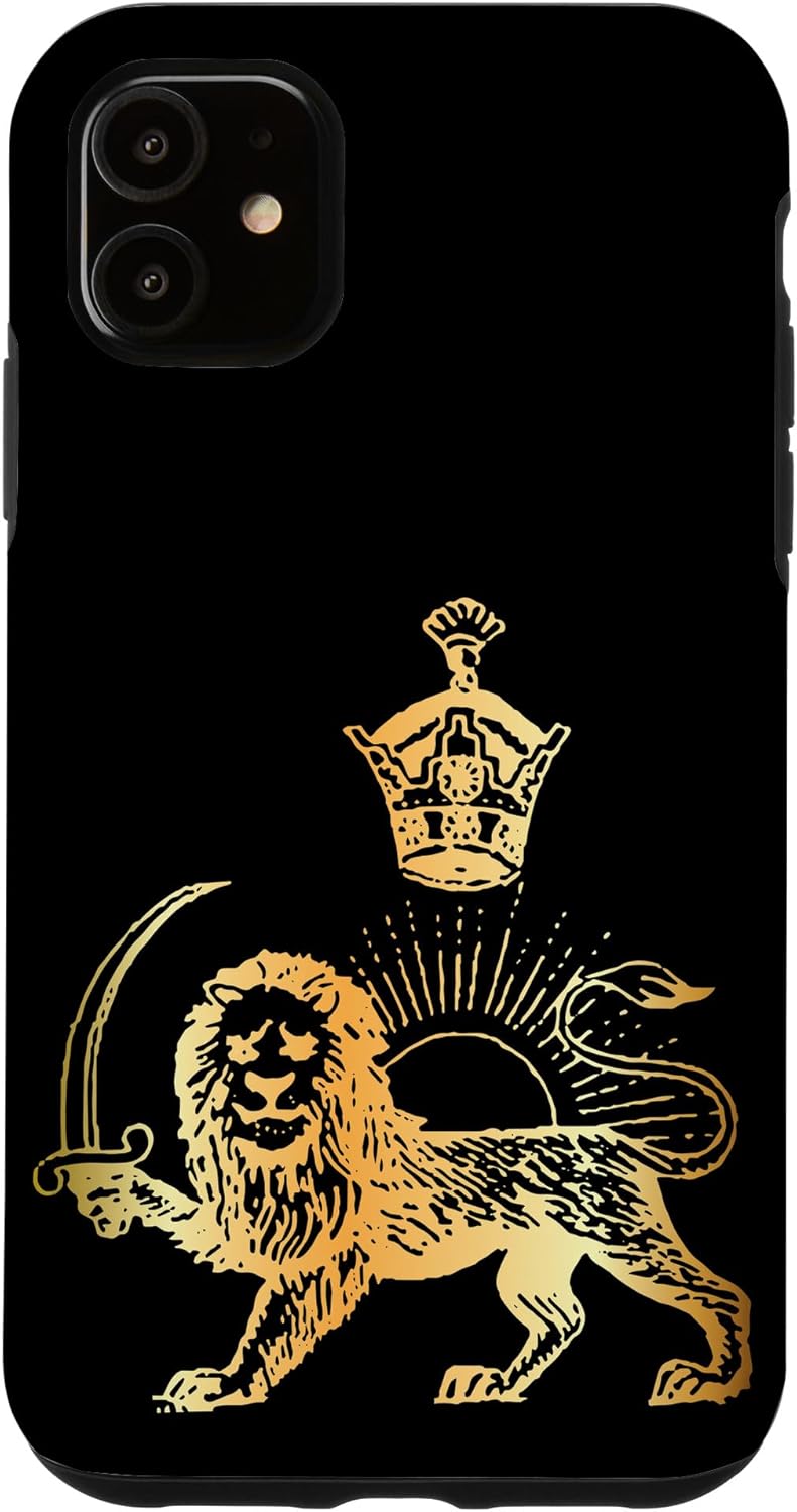 Persian Flag Iranian Lion Sun and Crown Iran Persia Case for iPhone 12 mini