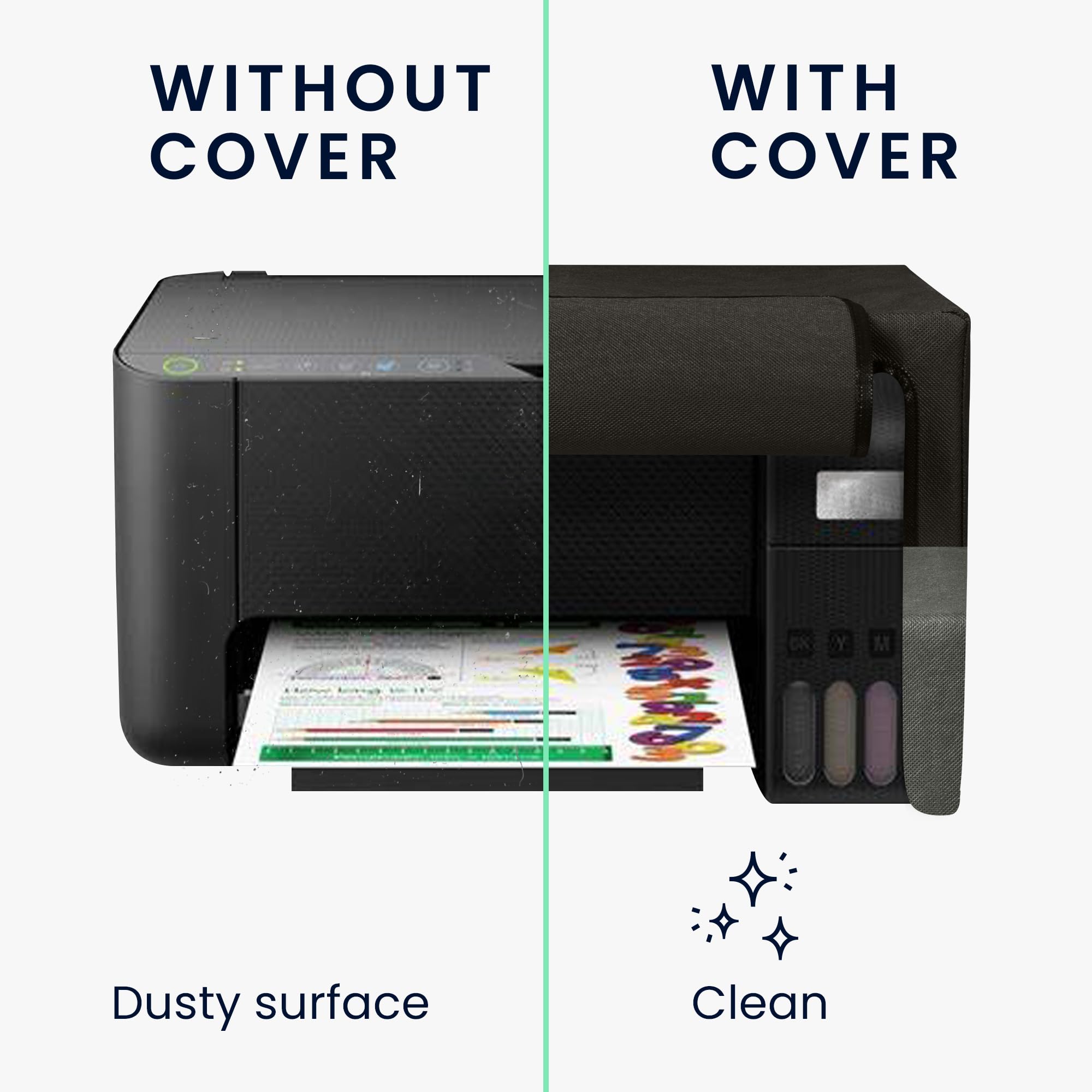 Image secondaire de Housse de Protection pour Imprimante Epson Eco Tank - Gris Foncé