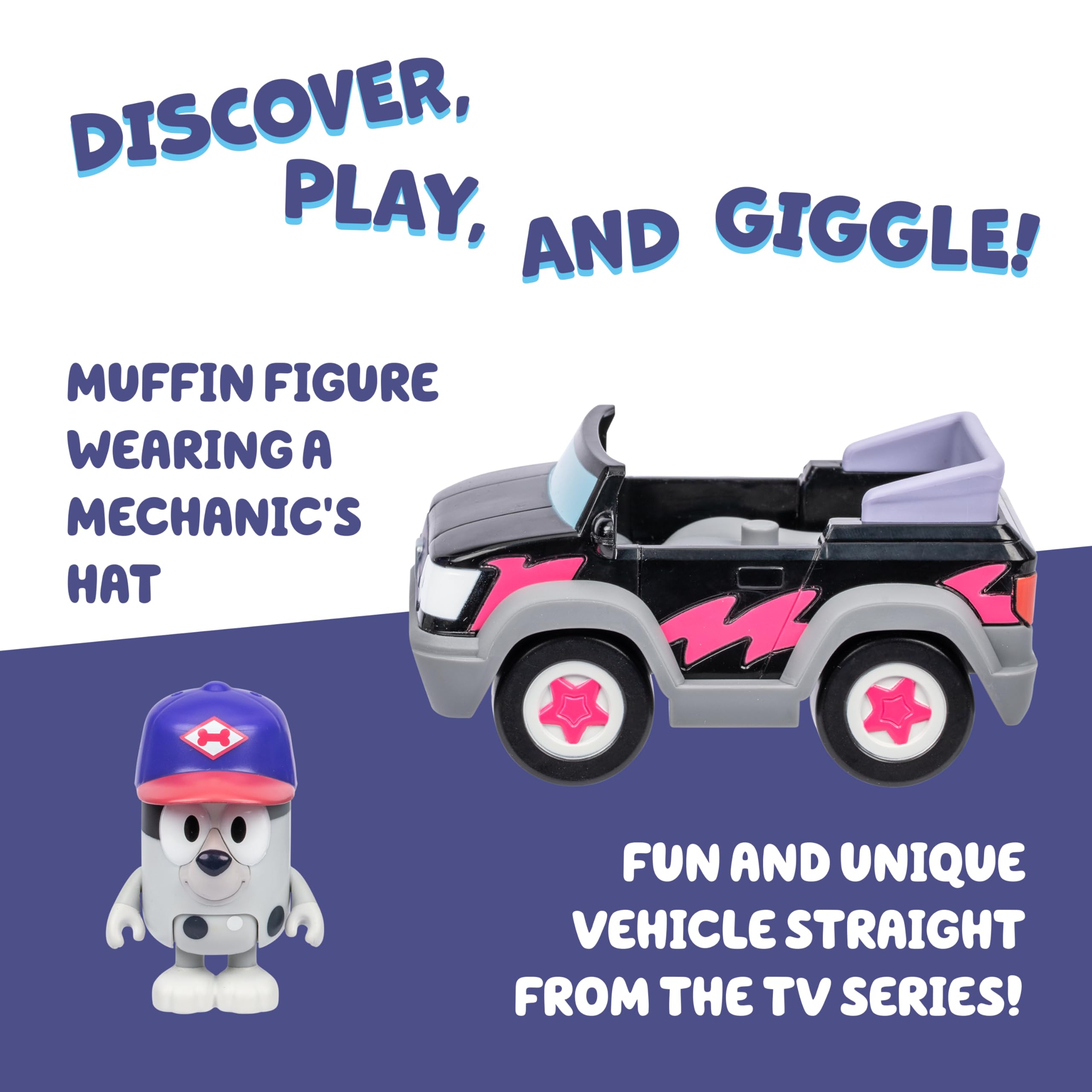Bluey Hit The Road And Her Friends In This Cute Little Vehicle! Ride Along In Pizza Girls Car with Muffin - Image 4