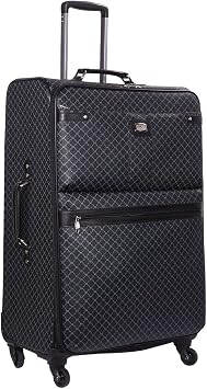 NEW RIONI BLACK SIGNATURE SPINNER LUGGAGE LARGE MANHATTAN 65 STB20121L