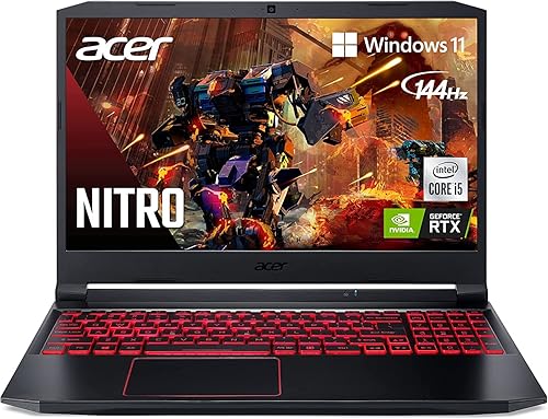 Miniatura 8 de Acer Nitro 5 2021  NVIDIA GeForce RTX 3050  Intel Core i5-10300H  Pantalla IPS Full HD de 15.6 pulgadas de 144 Hz  Killer Ethernet E2600  WiFi 6