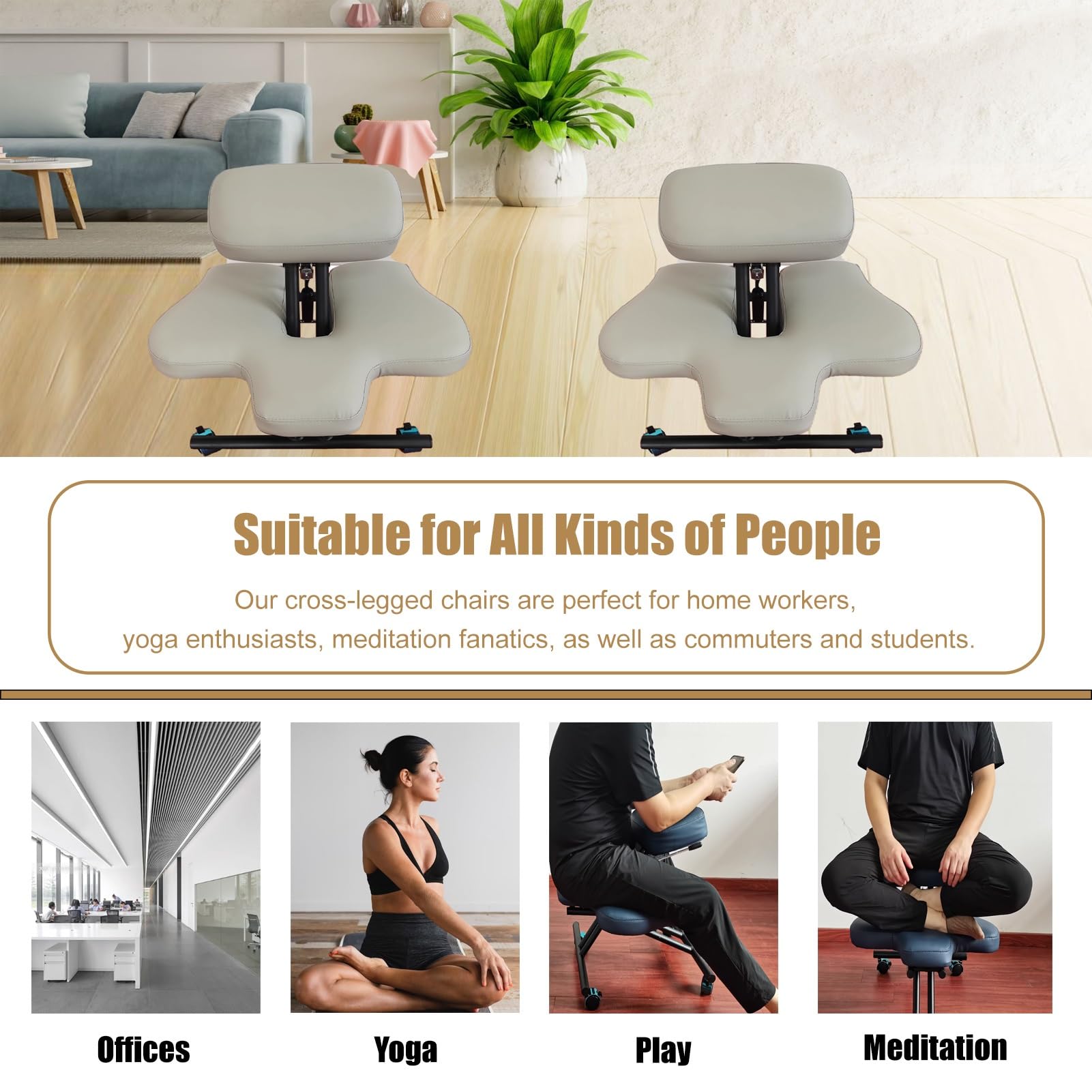 椅子座るとき楽なやつ Amazon.co.jp: 2人掛け膝立ち椅子、あぐらをかいて座れるワークデスク